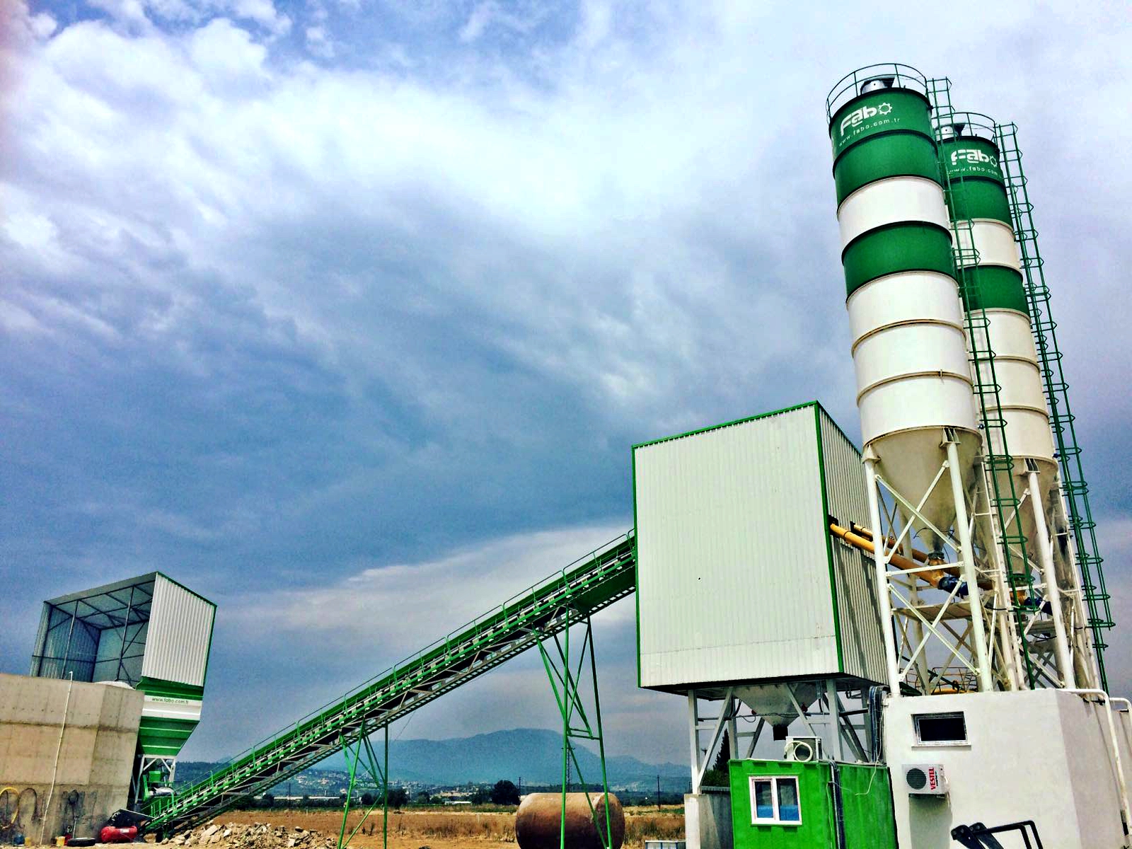 PowerMix 180 Fixed Concrete Batching Plant FABO Machinery PowerMix 180 Fixed Concrete Batching Plant FABO Machinery